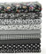 BrightGlow 9 Stück 25 * 20cm Baumwollstoff Stoffpakete 100% Baumwolle Quiltingstoff Bündel ZUN Nähen DIY Handwerk Patchwork Stoffe Baumwolltuch Quilting Stoffreste Schwarz