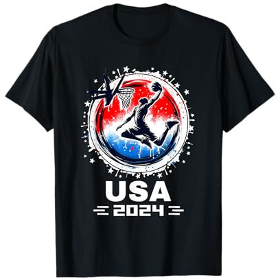 USA 2024 Vereinigte Staaten Basketball USA Team 2024 Basketball T-Shirt
