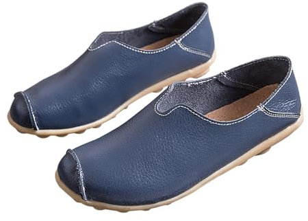 Generico Scarpe Donna Pianta Larga da alla Scarpe Donna Pianta Larga (Dark Blue, 44)