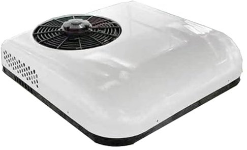 Climatiseur de toit DC 12 V/24 V pour camping-car – Unité sans conduit pour remorque/camion/bateau – Compresseur de refroidissement compact et efficace