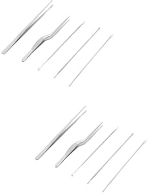 NOLITOY 10piezas Herramientas Para Limpiar Oídos Incluye Cucharas Para Cera De Oído Diseño Elegante y Portátil Para Uso Diario y Viajes