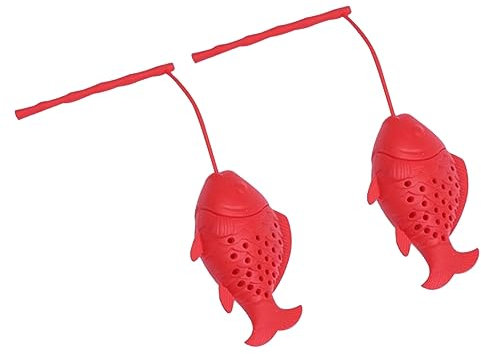 Alipis 2 Pièces Infuseur à Thé Forme De Poisson Avec Filtre Pour Thé En Vrac, Épices Et Réutilisable Et Facile à Nettoyer