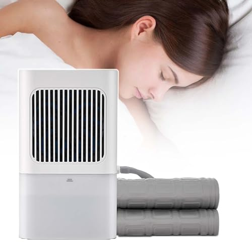 XCSCUK Almohadilla de colchón de enfriamiento de Agua, Ventilador de enfriamiento de Aire eléctrico, Enfriador de Cama de colchón evaporativo, para Dormitorio (Single)