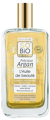 So bio étic | Schönheitsöl – wertvolles Argan | nährt – regeneriert – sublime | Gesicht, Körper & Haar | 100 % natürlichen Ursprungs | Hergestellt in Frankreich | 100 ml