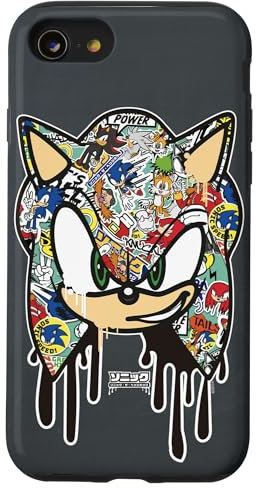 Sonic the Hedgehog - Adesivo Sonic Custodia per iPhone SE (2020) / 7 / 8