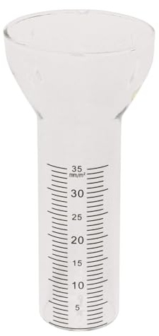 NETPROSHOP Niederschlagsmesser Ersatzgläser für Regenmesser, Auswahl:D 45 mm