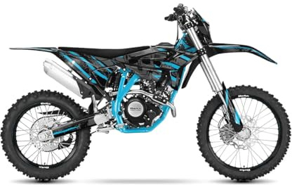 Arider Motorrad Dekor passend für Beta RR 50 Bj. 2021-2026 – Motorrad Grafik Kit Decal Kit Tuning Folie – Kratzfest UV-beständig blasenfrei – Racing Graphic Kit | Blau