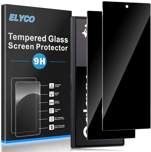 ELYCO Cristal Templado Antiespia para Samsung Galaxy Z Fold 7, 2 Piezas