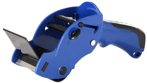 Kartongförseglingsenhet Tejphållare Maskin Förpackningstejpskärare Manuell bandningsmaskin Handpackare Tejpdispenser Rena Och Exakta Snitt(Blue)