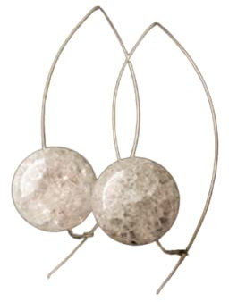 Bergkristallohrringe Hängeohrringe BERGKRISTALLE Silber 925 NEU