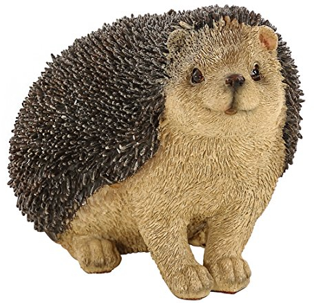 Dehner Dekofigur Igel, ca. 20 x 12 x 15 cm, Polyresin, braun