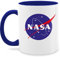 Tasse Tassen 325ml - Statement - Raumfahrt Nasa Meatball Logo I - 325 ml - Dunkelblau - becher kaffetassen sprüche statements space milchkaffeetassen statement-tasse frohes neues jahr patch
