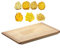 Professional Cooking ASSE tavola Pasta spianatoia con Battente Anti Scivolo in Legno di Tiglio (cm. 40x60x2)