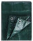 KAV 1.80 x 2.70m (6x9 FT) Green Waterproof Tarpaulin Tarpoline tarpaulins Tarp for Universal Covering Garden Furniture, Camping, Roof Caravan Building site Ground Sheet with Eyelets 120 GSM