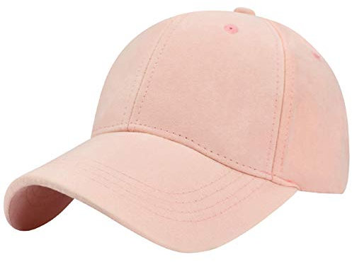 Tuopuda Baseball Cap Herren Damen Sport Kappe 6-Panel Unisex Basecap Outdoor Retro Mütze Reine Farbe Baseboard Baseballkappe Verstellbar einfarbige Baseballmütz Basecap Sommer Trucker Hut, Hell-Pink