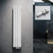 ELEGANT Design Heizkörper Flach 1600x308mm mit Weiß Multiblock Thermostat Flachheizkörper Weiß Doppellagig Vertikal Heizkörper Mittelanschluss