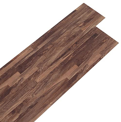 INMOZATA 36Pcs Self-Adhesive PVC Flooring Planks Floorboard Planks Floor Stickers Waterproof Floor Tile for Kitchen Bathroom Home