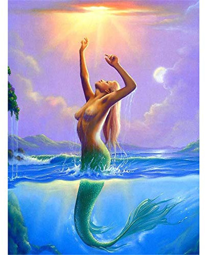 Yingxin34 2000-teiliges Puzzle für Erwachsene - Nackte Frau im Wasser Puzzle 70x100cm