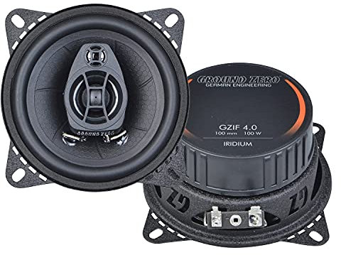 Ground Zero Front - 10cm/100mm Auto Lautsprecher/Boxen/Speaker kompatibel mit Seat/Opel/VW - Mediadox