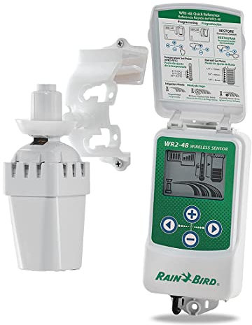 Sensor inalámbrico de lluvia y heladas WR2 Rain Bird - Facil uso para Programadores de Riego - Sensor inalámbrico de Lluvia/congelación e Interfaz de Temporizador