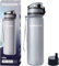 AQUAPHOR City Filterflasche 500ml Grau I Flasche mit Wasserfilter für unterwegs I Filter mit Aktivkohle I Filtert Chlor I Aus Tritan & BPA-frei I Für besseren Geschmack & Geruch des Wassers