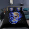 RFFLUX 3D Gothic Totenkopf cool Bettwäsche Set 135x200 cm 2teilig mit Reißverschluss Weiche und Angenehme Schlafkomfort Microfaser Bettbezug Kinderbettwäsche mit Kissenbezug 80x80 cm
