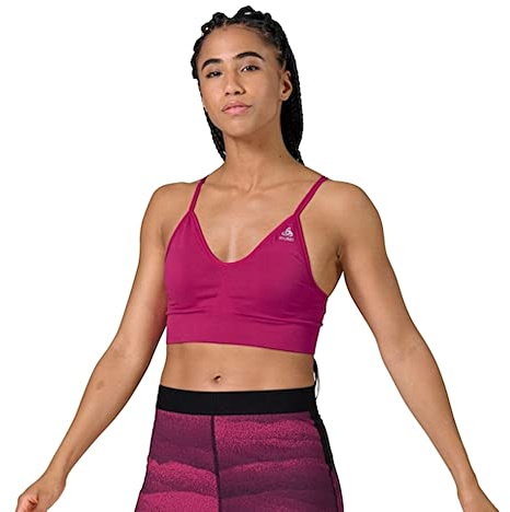 Odlo Women Padded Sports Bra SEAMLESS SOFT 2.0 LOW SUPPORT, festival fuchsia, XS