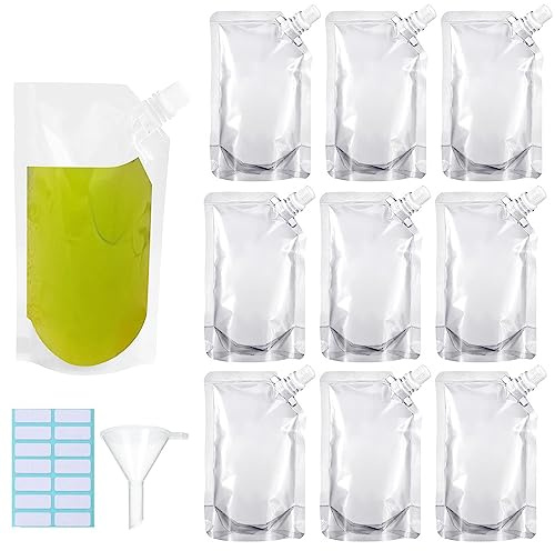 Juego de petaca oculta y reutilizable para bebidas alcohólicas (85.0 g, 10 unidades)