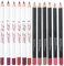 Lipliner-Set, 54-teilig, Lipliner 14×4×4, 12 Farben, Set, Wasserfest, Langlebig, Matt, Lippenstift, Sexy Lipliner, Bleistift, Make-up, Kosmetik