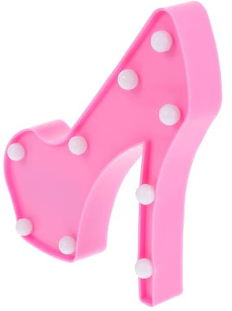 DOITOOL High Heels Nachtlicht 3d-illusionslampe Dekorative Nachttischlampe Leichte Dekoration Für Zu Hause Mädchenzimmerlampe Kinderzimmer Nachtlicht Einzigartig Plastik Ladenschild Baby