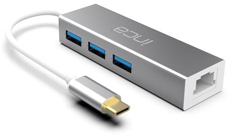 INCA Adapter ITPC-3T Typ C > 3XUSB-A, 1xRJ45, 1000mbps