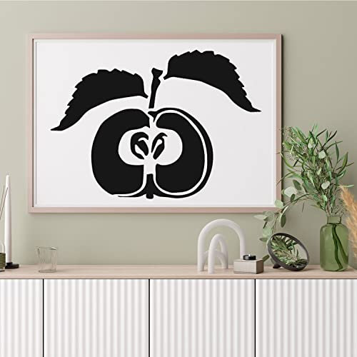 Schablone im Obst Apfel Größe: 21 x 29 cm v2 Design