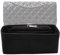 LOUKAYCCI Geldbörsen-Organizer-Einsatz für Chanel Classic Flap Medium Bag Organizer Einsatz Handtasche (Schwarz, M)