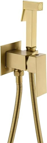Handheld Bidet Sprayer, Hot and Cold Water Bidet Sprayer, Solid Brass Bidet Sprayer for Toilet, Bathroom Bidet Kit, Bidet Handshower for Feminine, Pets