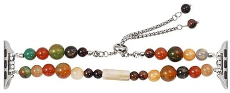 UCK-KIT Beaded Bracelet Compatible for Apple Watch Band 38mm-49mm, Elastic Replacement Watch Band for iWatch Series SE 8/7/6//5/4/3/2/1,38/40/41mm