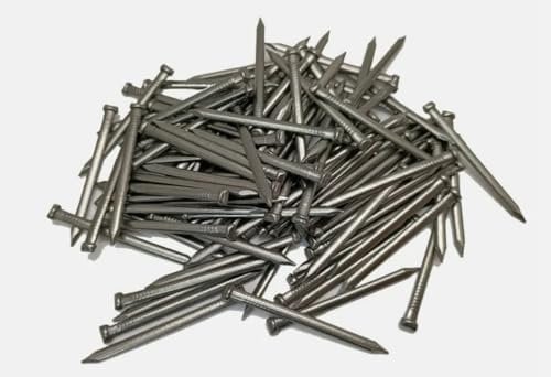 Oval Wire Nail 75mm Oval Nails Wood Nails Flush Nail DIY Bright Oval Nail Use for Soft and Hard Timber Material Wood Joinery Furniture Craft Construction Applications - 25 Quantity