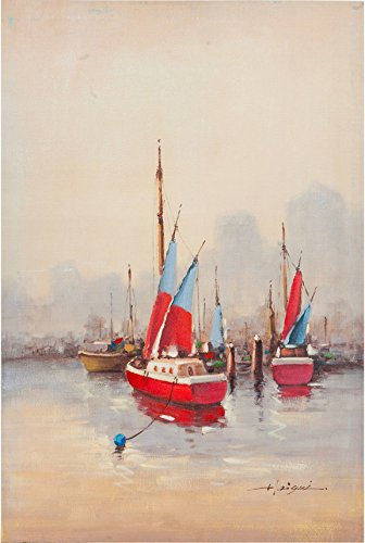 Biscottini Pintura al óleo sobre lienzo 60 x 90 cm - Varios tamaños - Arte pintura al óleo lienzo - Pintura artística al óleo sobre lienzo - Pintura al óleo