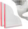 2 Pack Large Shower Splash Guard for Walk in Shower, Upgrade 9.25 x 9.25 In Bath Tub Splash Guards, Shower Corner Bathtub Water Blocker, Waterproof Shower Accessories to Keep Water in Shower