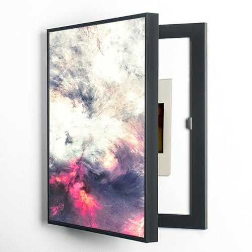 Peinture décorative pour compteur électrique – Design créatif moderne pour décoration murale de maison, restaurant, bureau – Panneau suspendu pour mètres