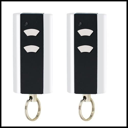 Garage Door Remote Control 433.92MHz Rolling Code Compatible with Normstahl Crawford RCU 433 2K 4K EA433 4K 2K 2KM RCU433 N002800 T433-4 Handheld Transmitter (2 Stück)
