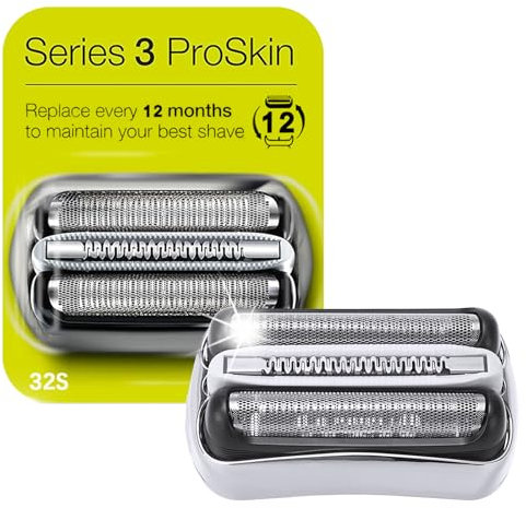 32S Serie 3 Scherkopf Kompatibel mit 3000s 32S Rasierköpfe, kompatibel mit Series Braun 3 3070cc, 3050cc, 350, 350 cc, Elektrorasierer für