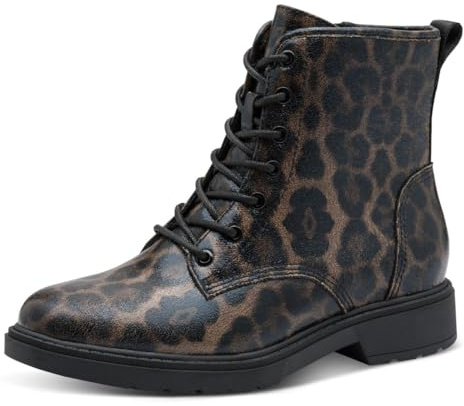 Jana Damen 8-25282-45 Stiefelette, Dark Leopard, 39 EU