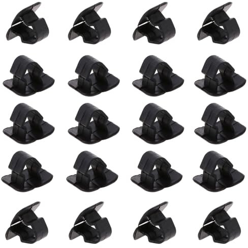 IUSOT 20 Stück Dämmmatte Motorhaube - Abdeckstopfen Motorhaube Dämmmatte Clips, Isolierkissenhalter,Motorhauben Stützstab Clips,Abdeckstopfen Motorhaube Clips Dämmmatte Befestigungsclip Clips