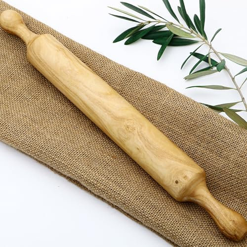 Rouleau à pâtisserie en bois d'olivier