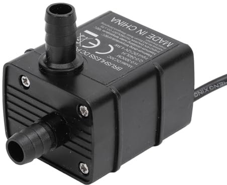 OPPWONG 12V Pumpe, DC 12 V 4,5 W 240 l/h 300 cm Hub Tauchpumpe Springbrunnenpumpe Fontänenpumpe Mini Wasserpumpe Aquarium Pumpe Flüsterleise Mini-Wasserpumpen für Garten, Brunnen