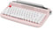 Wzxksoac Teclado InaláMbrico Bluetooth MáQuina de Escribir de Oficina Tableta de SensacióN MecáNica Teclado Redondo Retro Universal para Computadora PortáTil,A