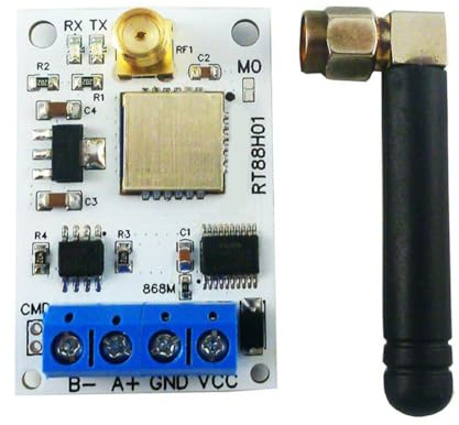 Koolenry RT88H01 Transmitter and Receiver Module VHF/UHF Radio Modem RS485 Lora GFSK Wireless Transceiver 433M