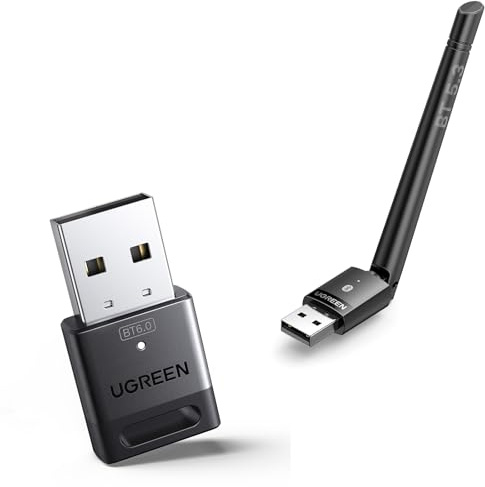 UGREEN Bluetooth 6.0 Adapter Dongle Bundle Bluetooth Adapter PC Mit Großer Übertragungsreichweite