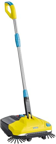 GLORIA Spazzatrice a batteria EasySweep 18 V con batteria Bosch da 18 V, scopa elettrica e scopa per interni ed esterni, vialetto, passerella, terrazza, garage e foglie, larghezza di lavoro 40 cm e