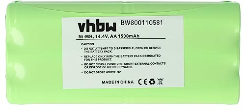vhbw Batterie Compatible avec Dirt Devil Spider 2.0 M612 aspirateur (1500mAh, 14,4V, NiMH)
